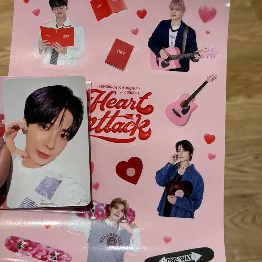 투바투 브이알 특전 포카 태현 스티커 txt vr