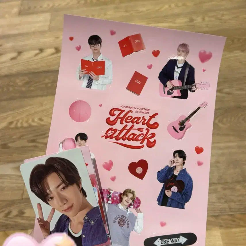 투바투 범규 브이알 특전 스티커 포카 txt vr