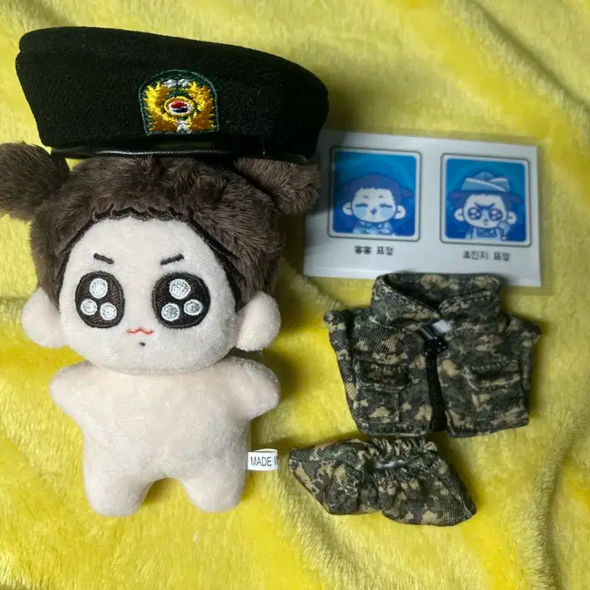 방탄 방탄소년단 정국 10cm 단결뚜기 군복 개봉