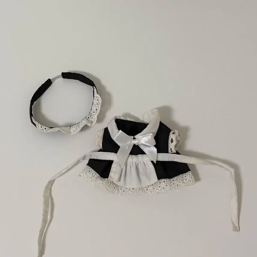 10cm 인형옷 메이드복 세트