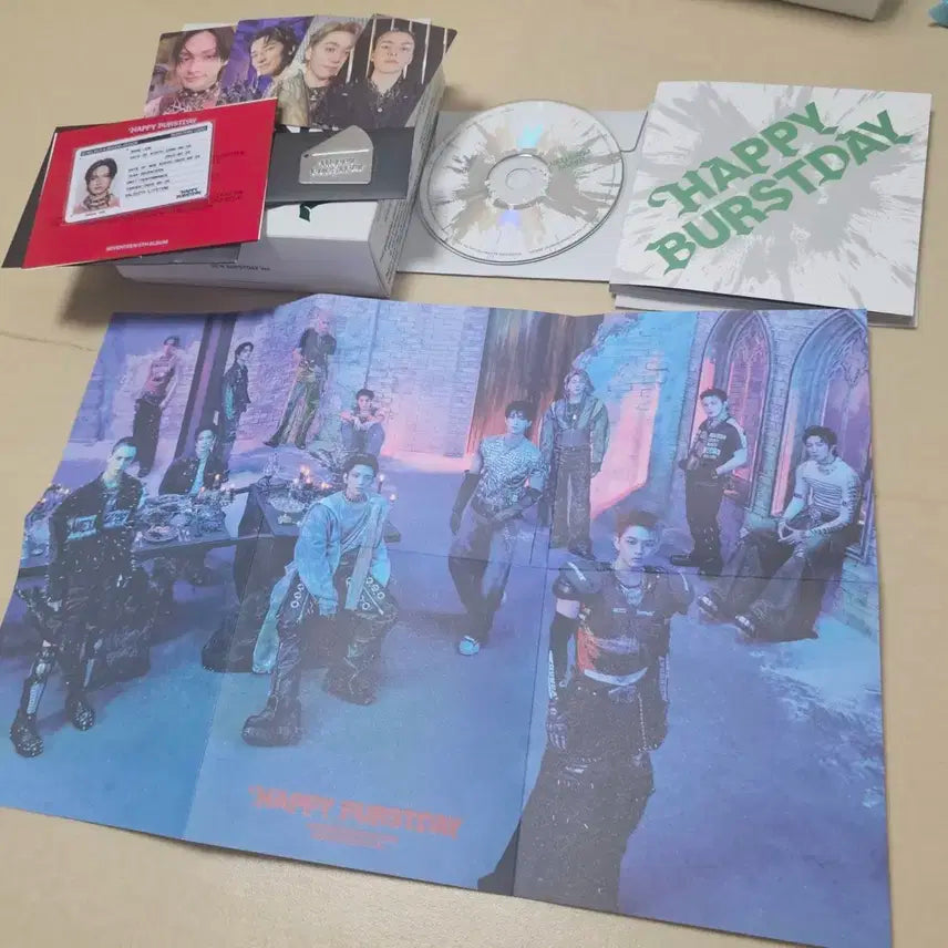 택포일괄)세븐틴 Happy Burstday HBD 개봉앨범 포카