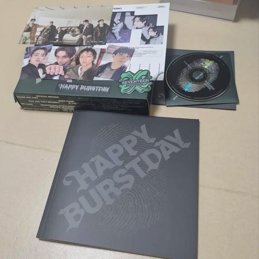 택포일괄)세븐틴 Happy Burstday HBD 개봉앨범 포카