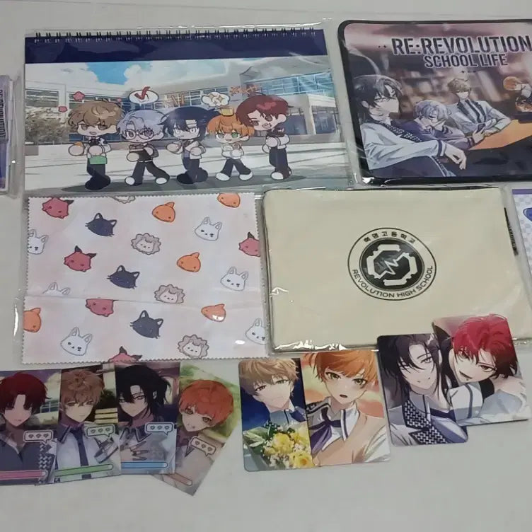 리레볼루션 미연시 굿즈 일괄