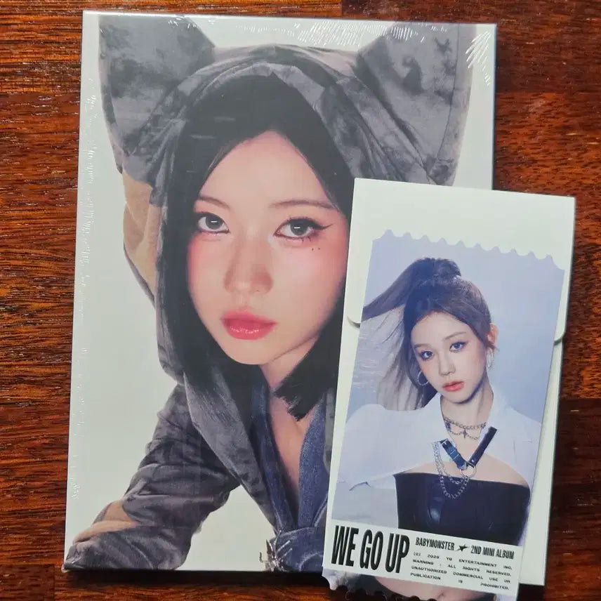 베이비몬스터 위고업 패턴 아사 버전 앨범 미개봉 파리타 티켓 포함