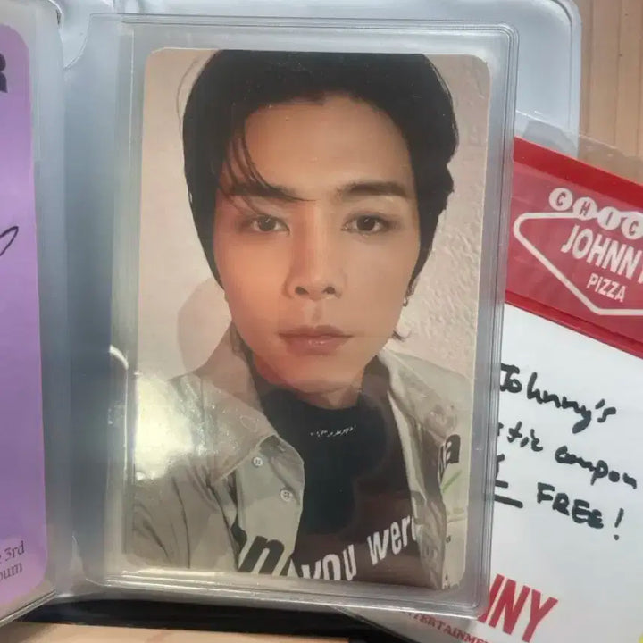 Nct 쟈니 포카 바인더까지 다