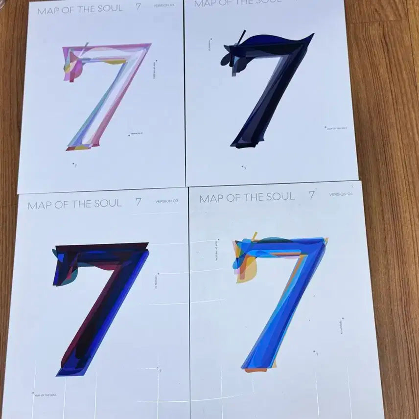 방탄소년단 맵오브더솔7 앨범 4종 세트