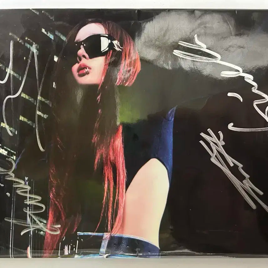 (비매) 에스파 Drama 윈터버전 친필 앨범 싸인 앨범 사인 앨범