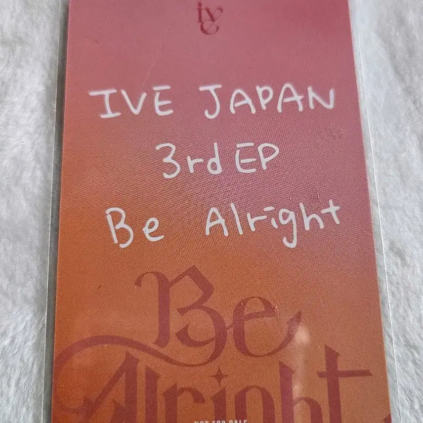 아이브 오사카 팬사인회 한정 이서 특전 덤많이 드려요 >_<//@