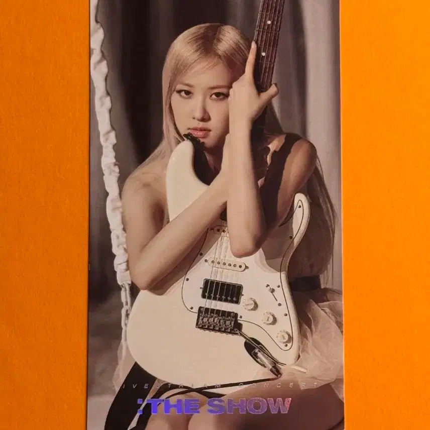 블랙핑크 로제 THE SHOW DVD 특전 티켓