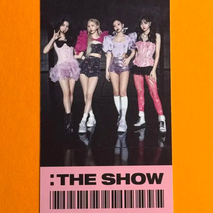 블랙핑크 로제 THE SHOW DVD 특전 티켓