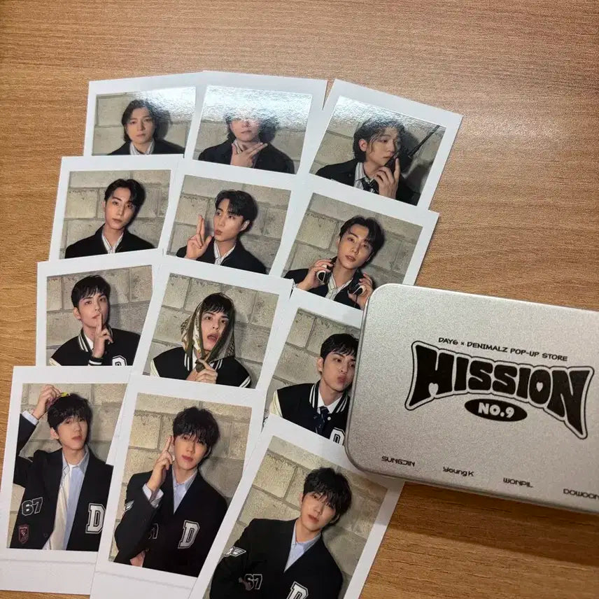 데이식스 팝업 틴케이스 폴라로이드 세트