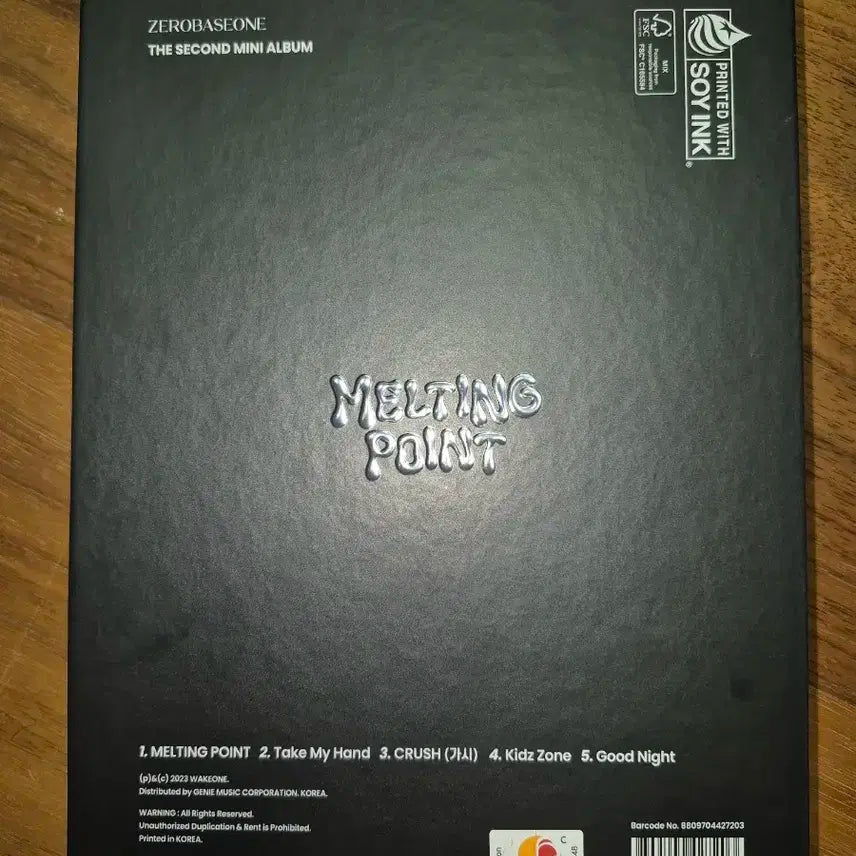 zb1 멜팅포인트 엘범