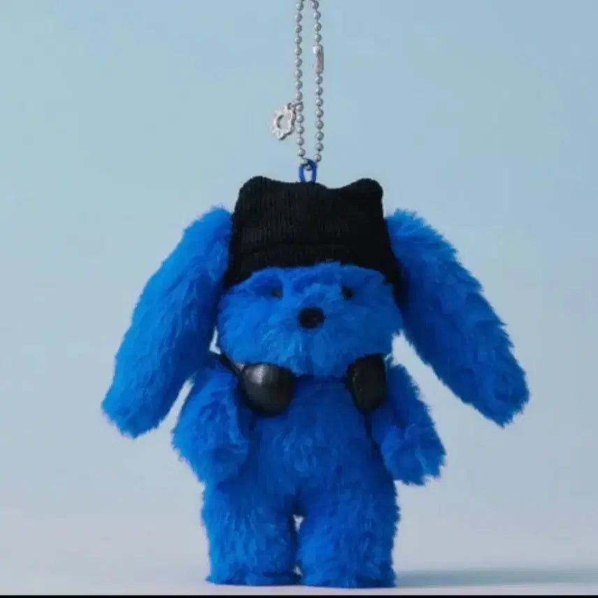 뉴진스 x 꼴레 퍼리 버니 플러시 키링 타이드 블루(정가이하)