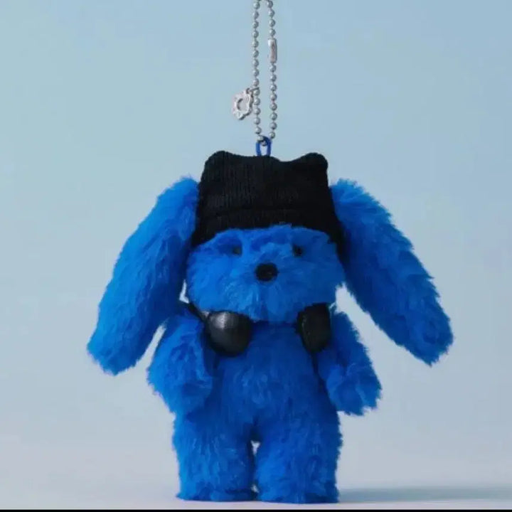 뉴진스 x 꼴레 퍼리 버니 플러시 키링 타이드 블루(정가이하)