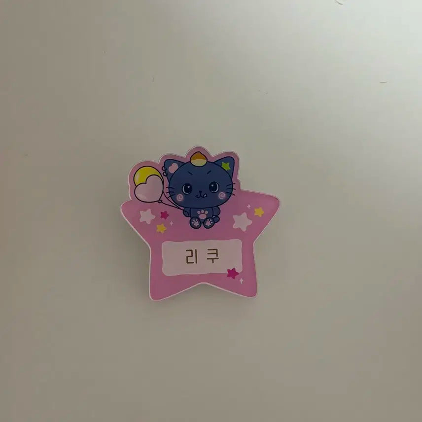 엔시티 위시 에버랜드 리쿠 명찰