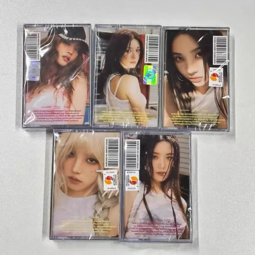 여자아이들 카세트테이프 미개봉 앨범 클락션 스페셜 버전