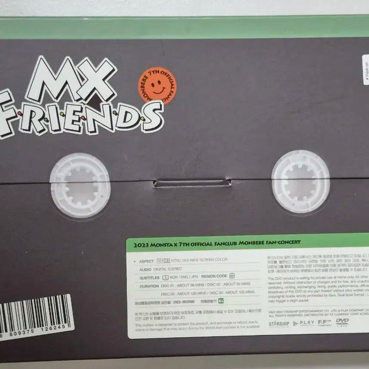 몬스타엑스 MX Friends 몬베베 7기 팬콘 DVD