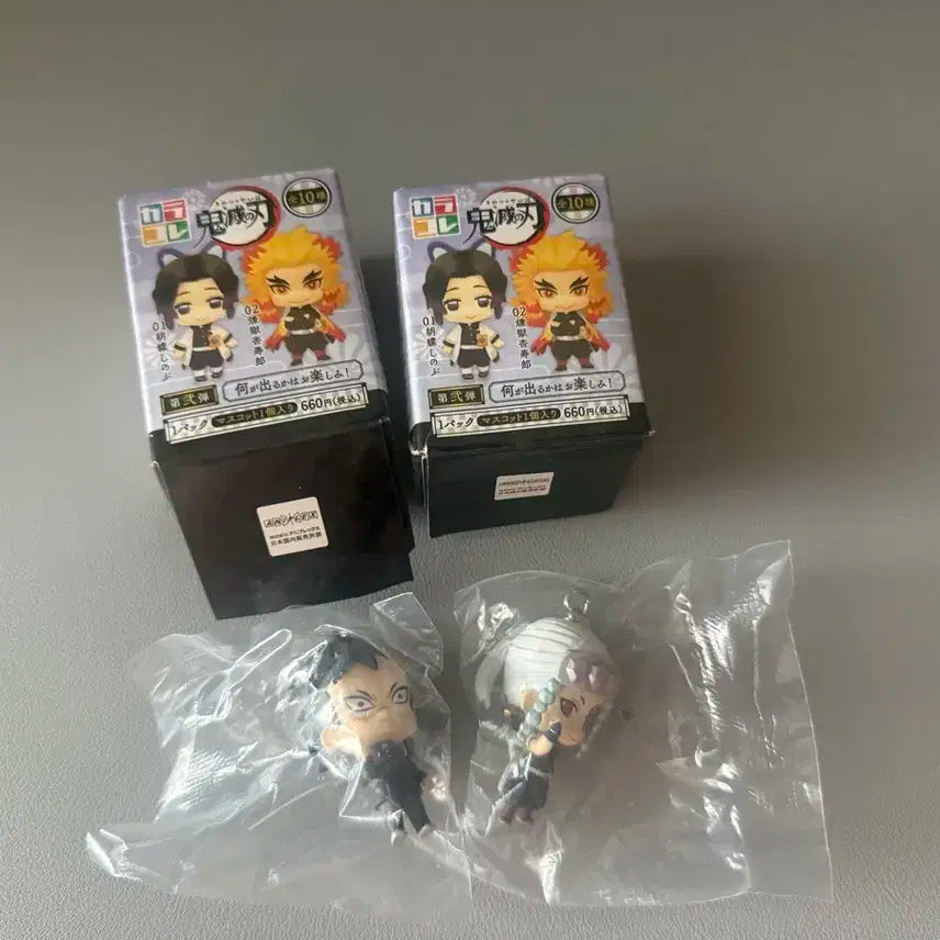 귀멸의 칼날 캬라코레 피규어 일괄판매합니다