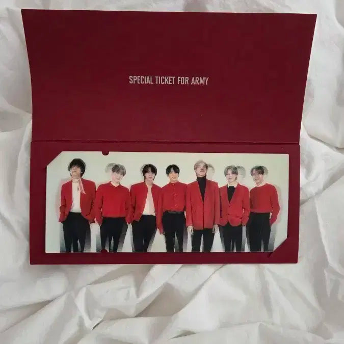 BTS 방탄 맵솔콘 랜티큘러 티켓 굿즈