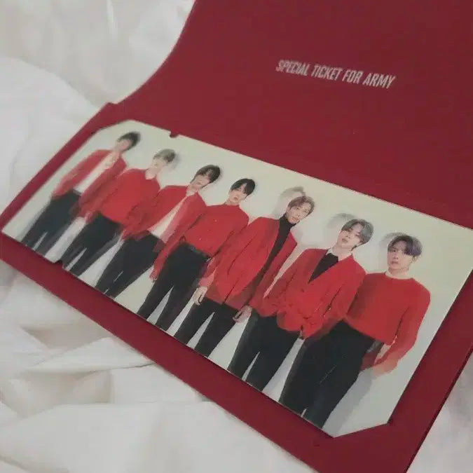 BTS 방탄 맵솔콘 랜티큘러 티켓 굿즈