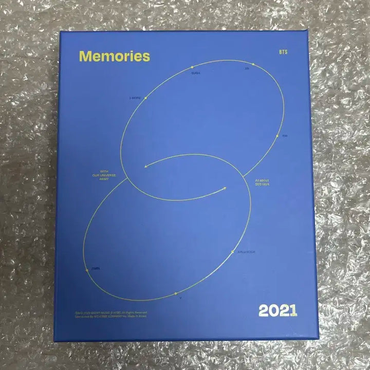 방탄소년단 BTS 2021 메모리즈 블루레이 + 포토카드 V 태형 뷔