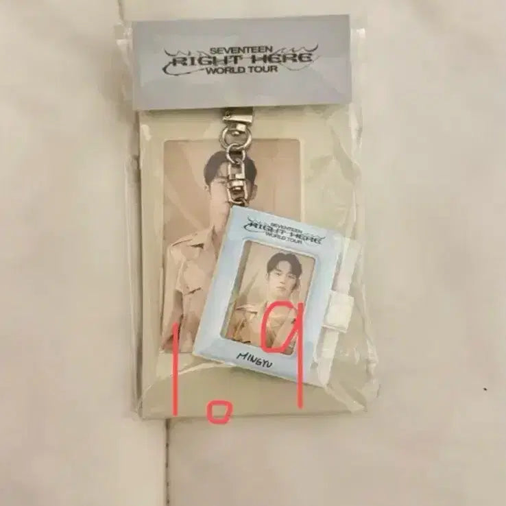 세븐틴 Right Here 민규 증사키링 엠디