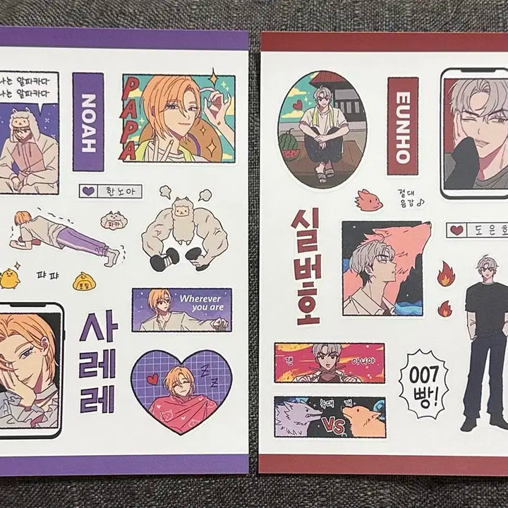 플레이브 바도님 가쿠란 포카 스티커