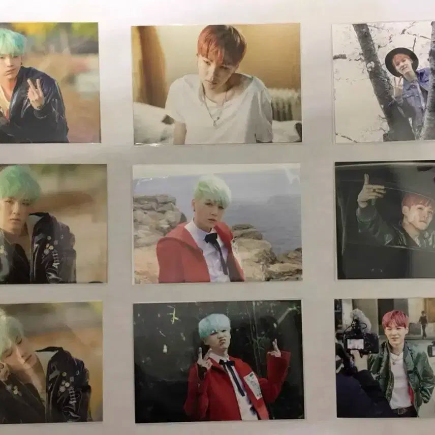 방탄소년단 bts 버터플라이 드림 전시회 슈가 윤기 인화사진