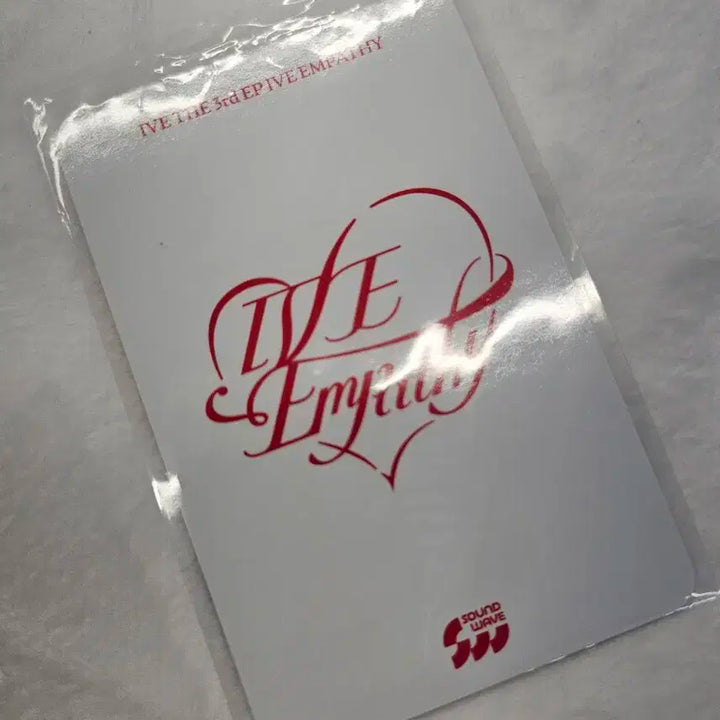 IVE아이브 EMPATHY엠파시 사웨 하트토퍼  레이