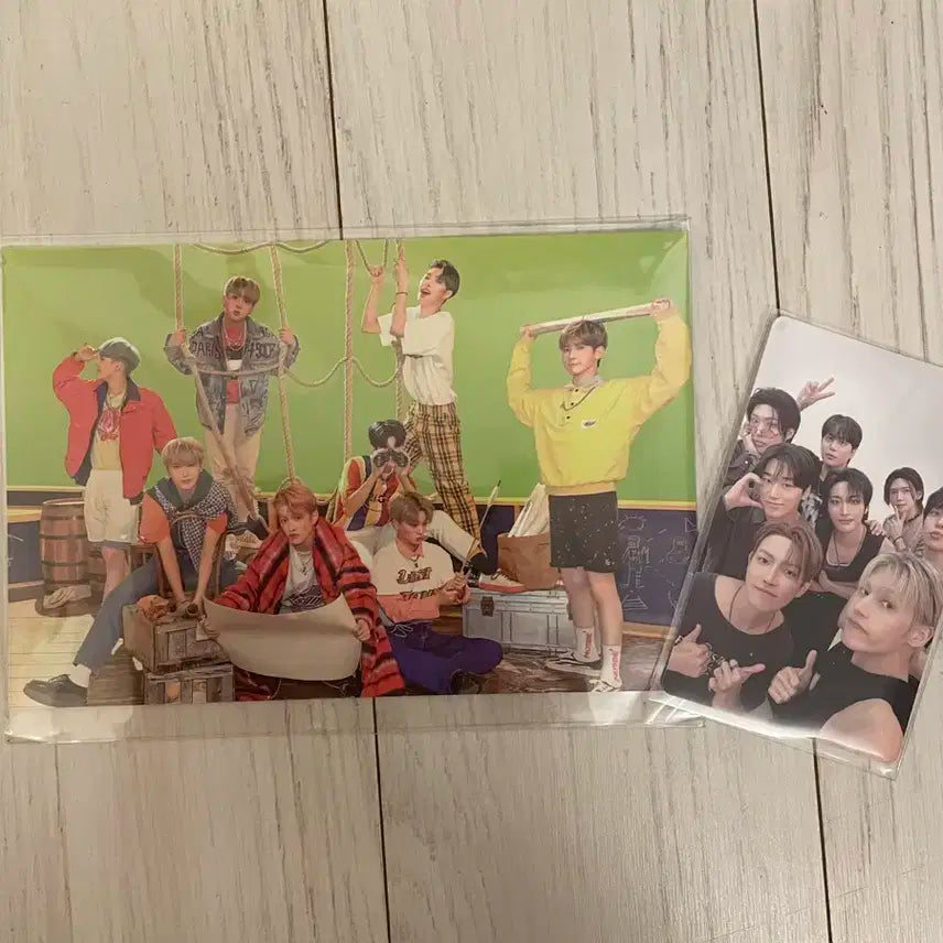 에이티즈 7주년 팝업 8room 엽서 + 단체포카