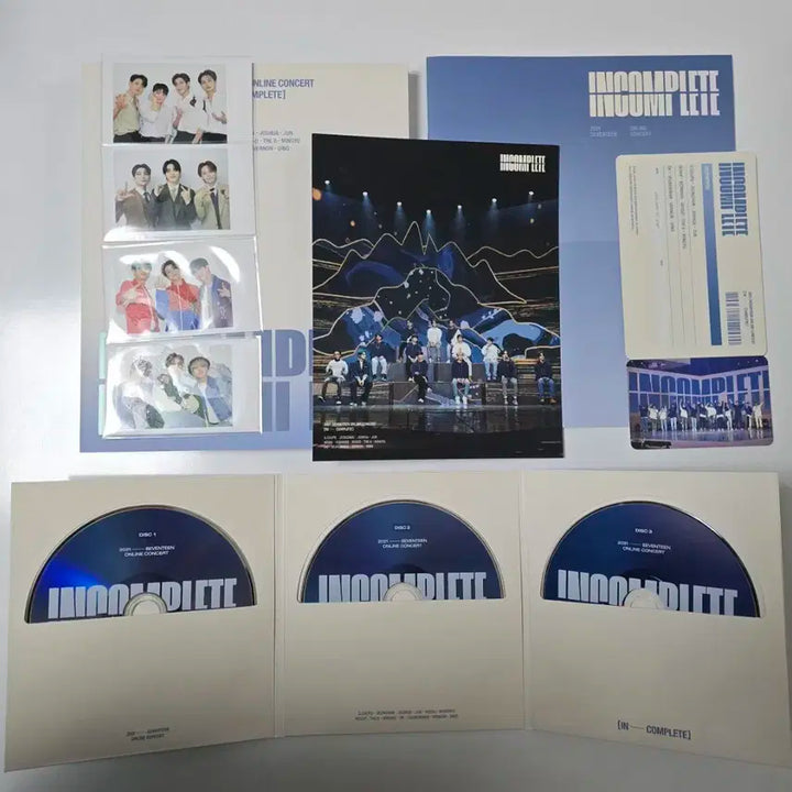 세븐틴 인컴플릿 콘서트 DVD 디비디 양도 (포카 제외)
