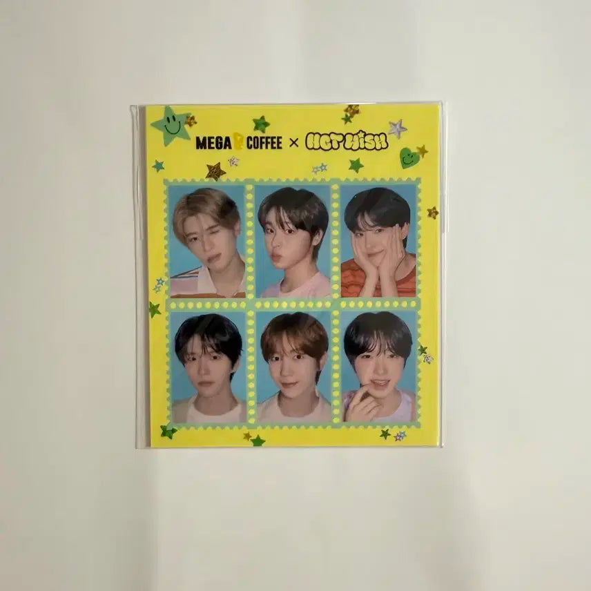 엔시티 위시 메가커피 씰 스티커 미개봉