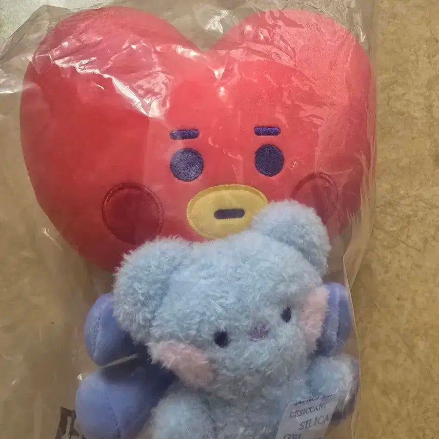BT21 타타 코야 봉제인형 세트 새상품