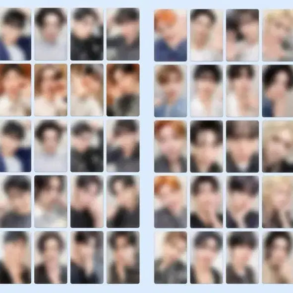 에이티즈 8room 팝업 랜덤 트레이딩 트레카 포카 80장 세트 양도