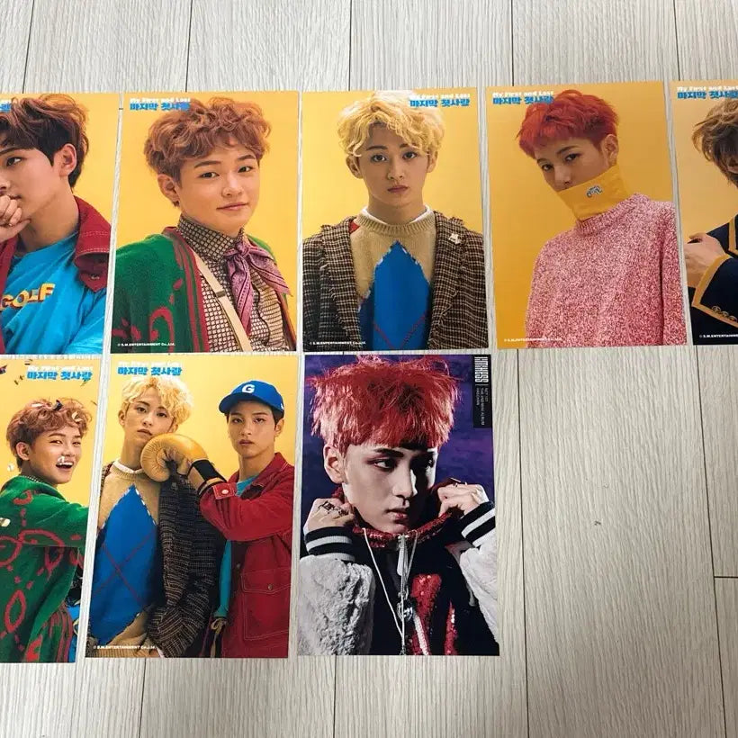 엔시티드림 마지막 첫사랑 마첫 해찬 마크 천러 지성 런쥔 4*6 포토세트