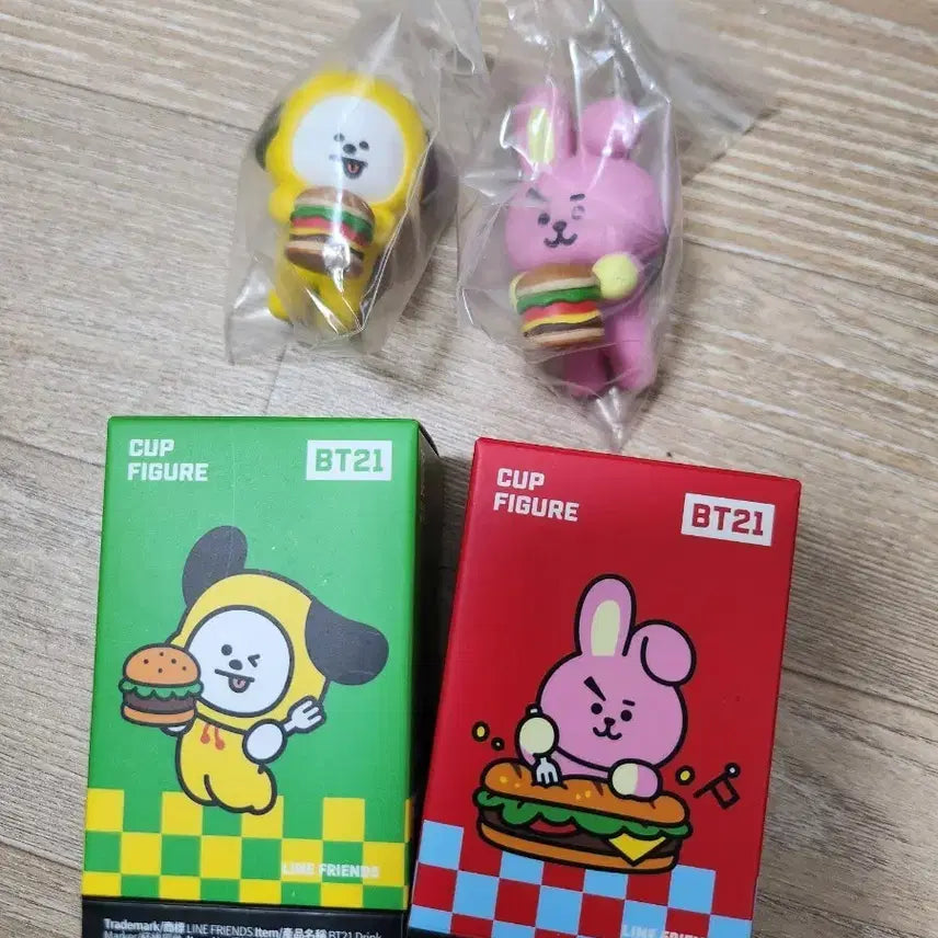 BT21 햄버거 피규어 Chimmy Cooky 새상품
