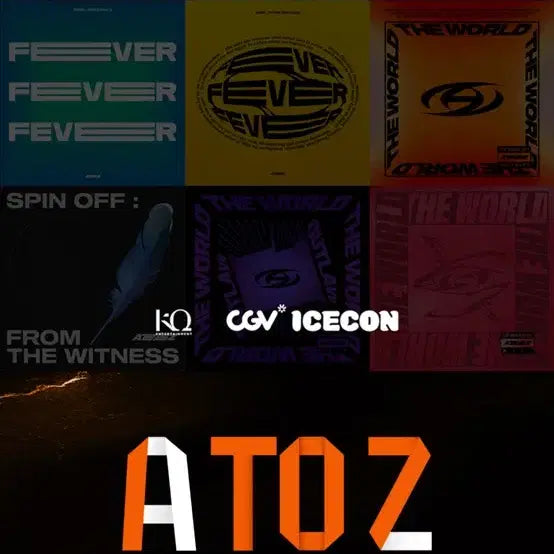 에이티즈 ATOZ 아이스콘 특전 판스티커 23일