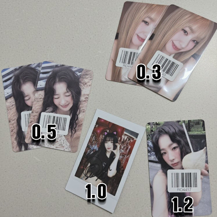 레드벨벳 아이린 슬기 TILT KMS 미공포
