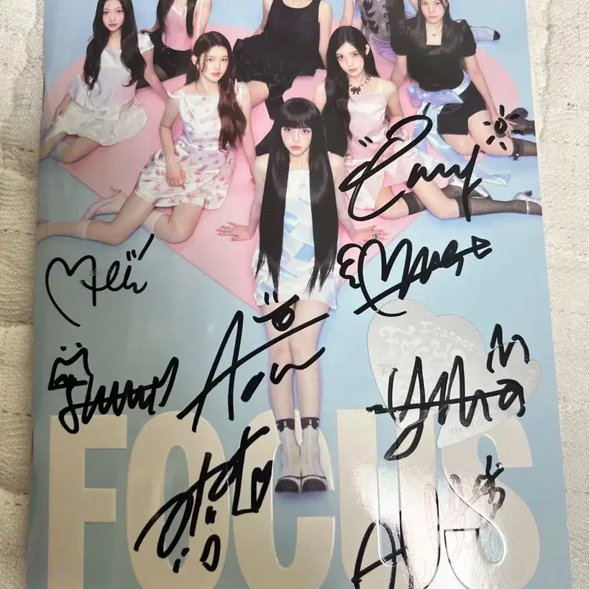 하츠투하츠 포커스 싸인앨범 H2H signed album