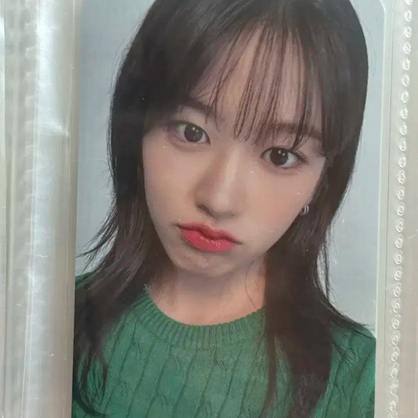 택포) 아이브 안유진 하나은행 트래블로그 포카