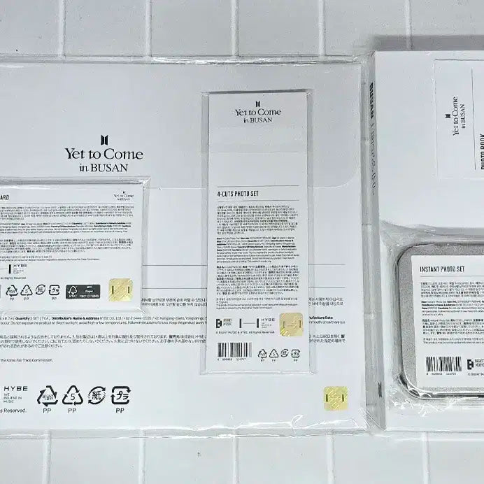 방탄소년단 콘서트 옛투컴 부산 md 세트 미니포스터 ,포카,4컷포토 등등