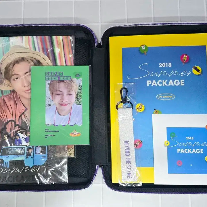 방탄소년단 2018 섬머패키지 풀셋 RM BOOK 포함 BTS 포카