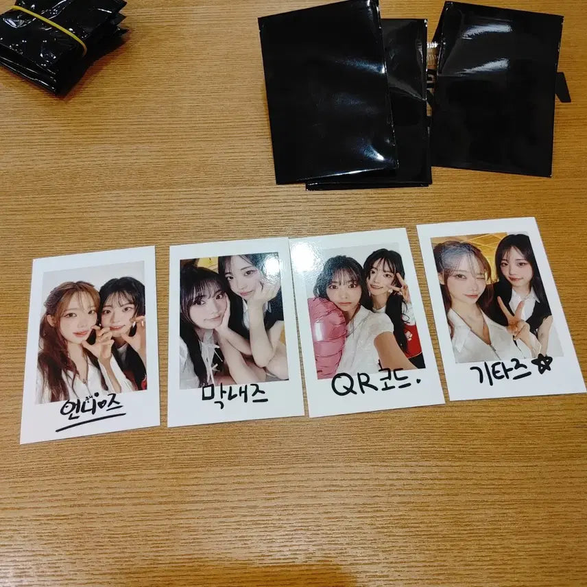 QWER 팝업 무료증정 폴라로이드 포토카드 단품 판매