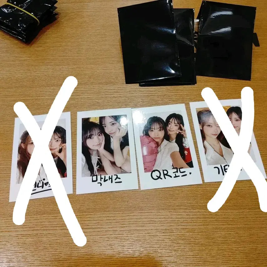 QWER 팝업 무료증정 폴라로이드 포토카드 단품 판매