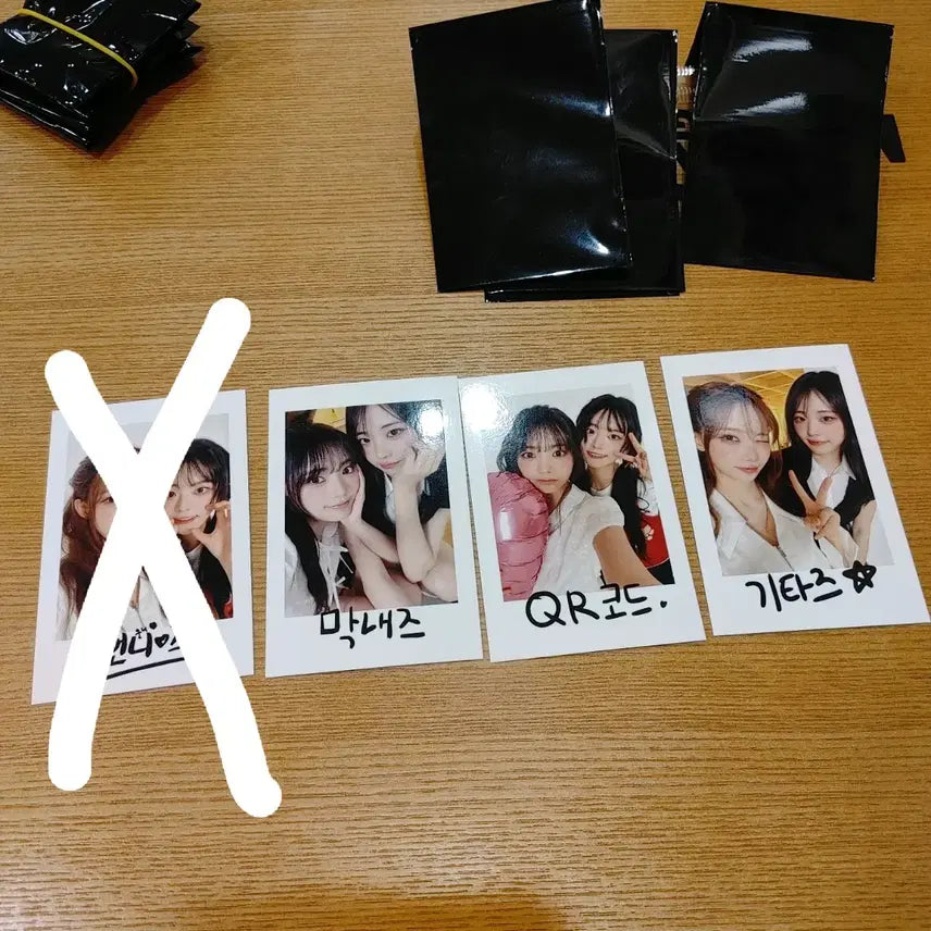 QWER 팝업 무료증정 폴라로이드 포토카드 단품 판매