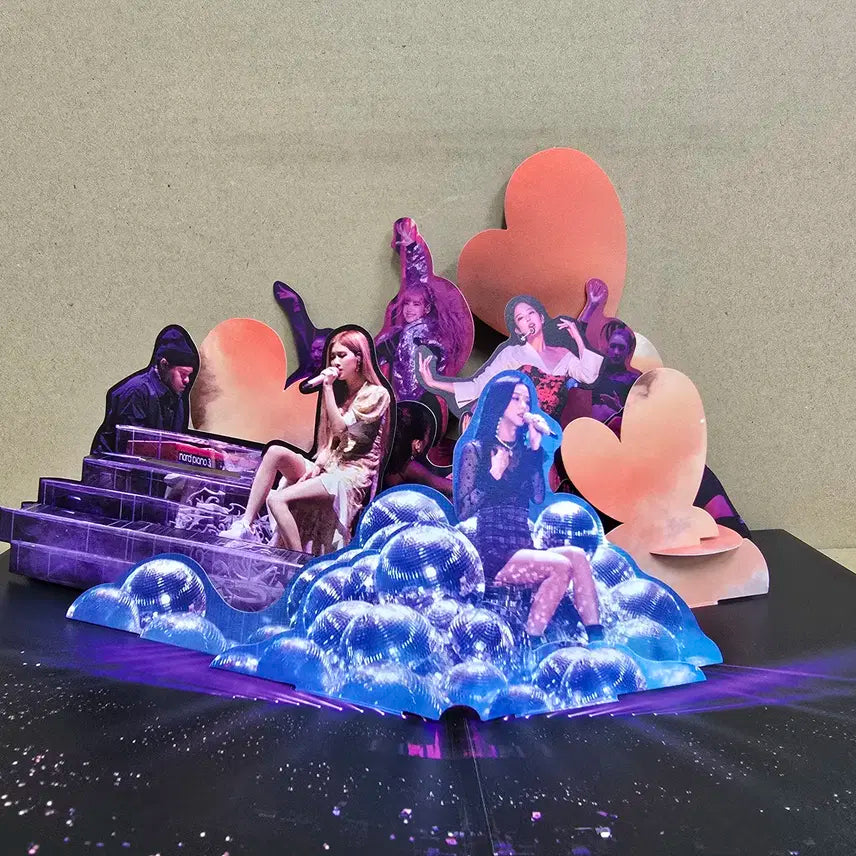 [블랙핑크] 팝업 카드 타입 1 + 포토 스탠드 / 공식 굿즈