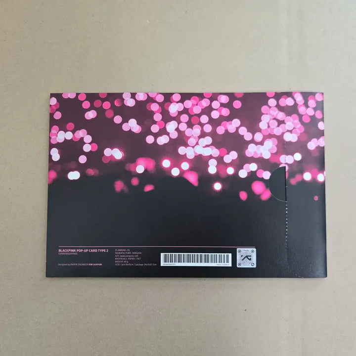 [블랙핑크] 팝업 카드 타입 2+ 포토 스탠드 / 공식 굿즈