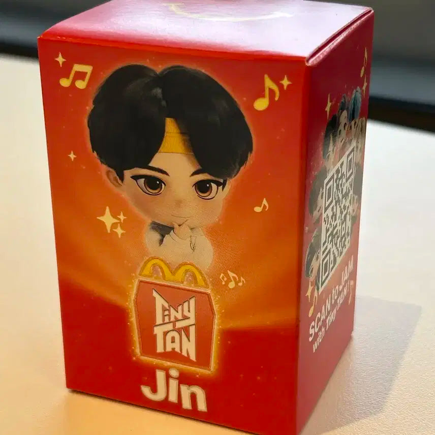 맥도날드 맥모닝 bts 피규어 타이니탄 진 미개봉