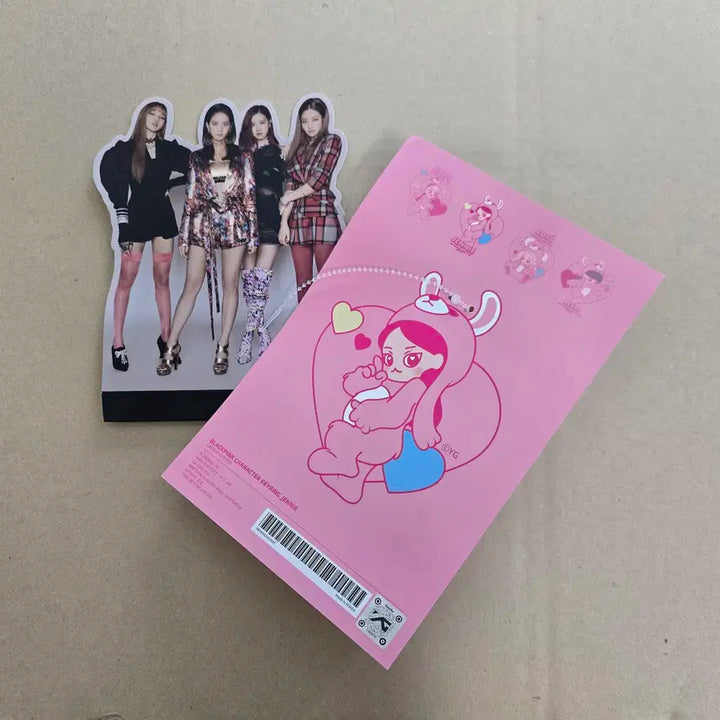 [블랙핑크] 제니 JENNIE 캐릭터 키링 + 포토 스탠드 / 공식 굿즈