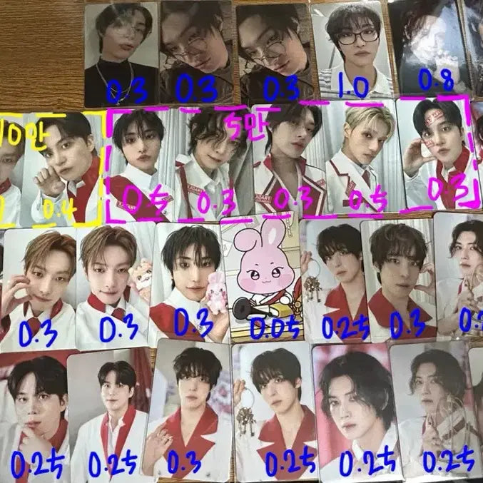 에이티즈 마이티즈 애니티즈 특전 인유판 리미티드 5 10 포카 양도